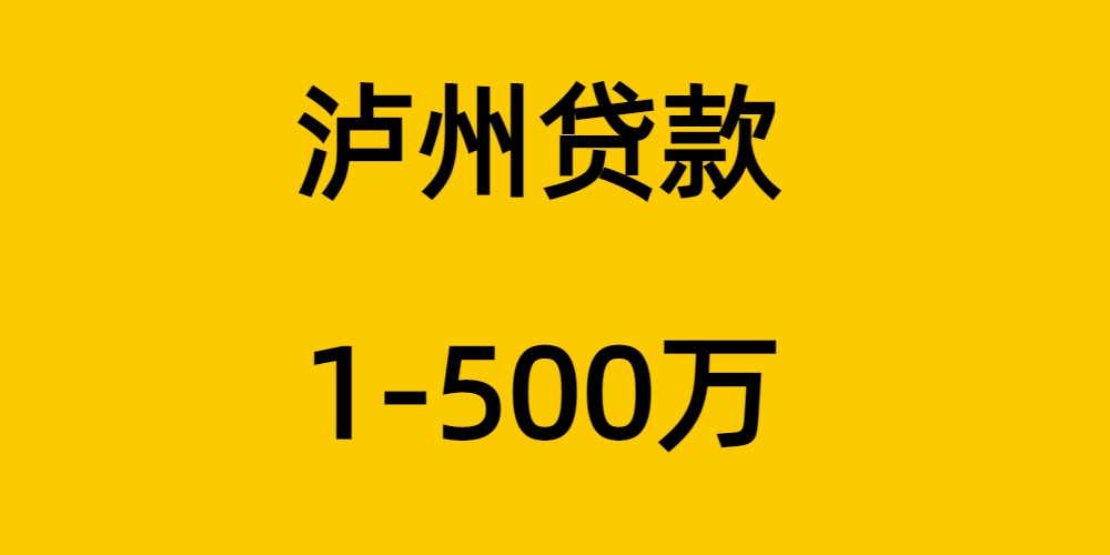 <strong>泸州贷款服务</strong>